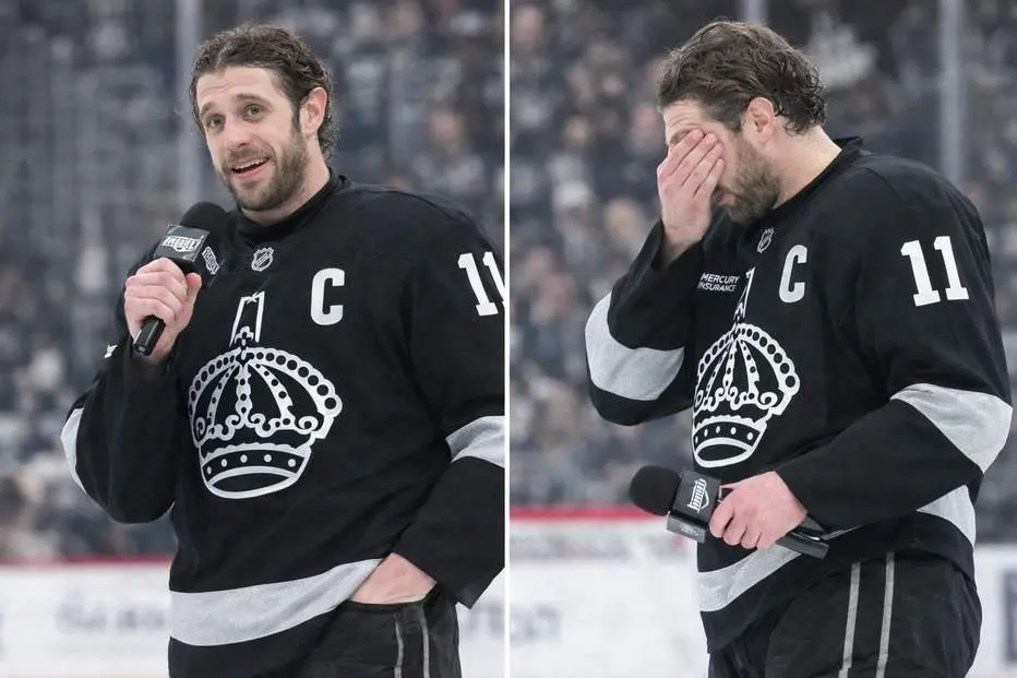 Svenskbekantingen Anže Kopitar i tårar – hyllas efter 20 år