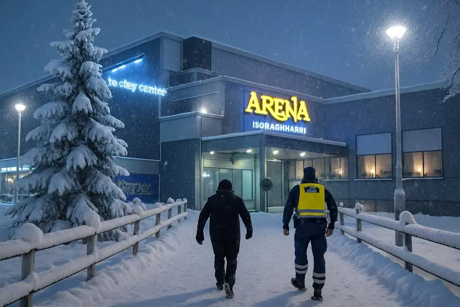Arenan tvingas stänga – efter snöovädret