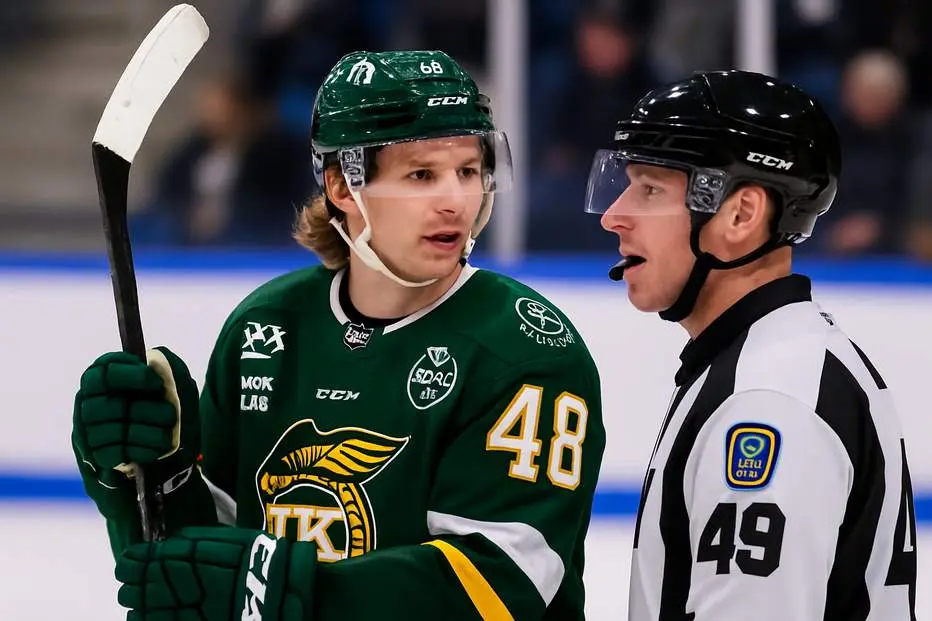 Färjestads stjärnforward stoppas från OS