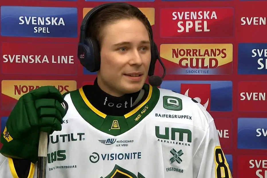 Jakob Ihs‑Wozniak gör mål direkt i debuten för Björklöven