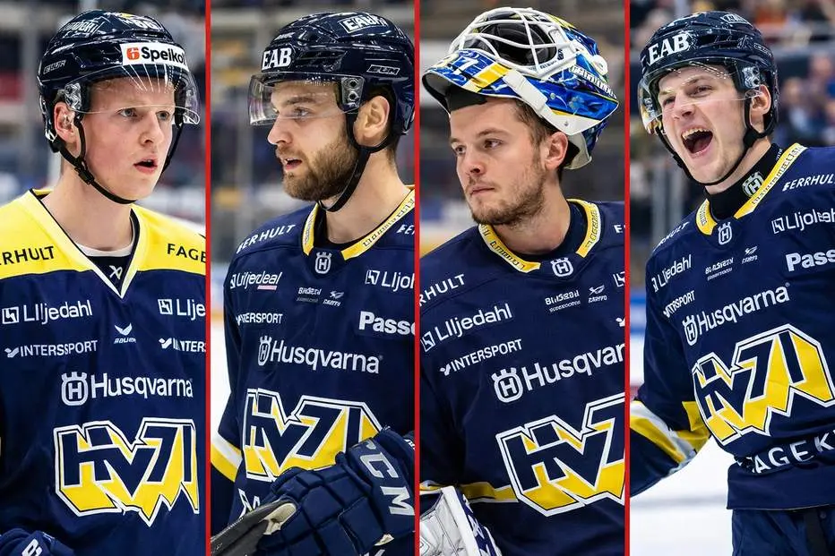 KLART: Fyra spelare lämnar HV71