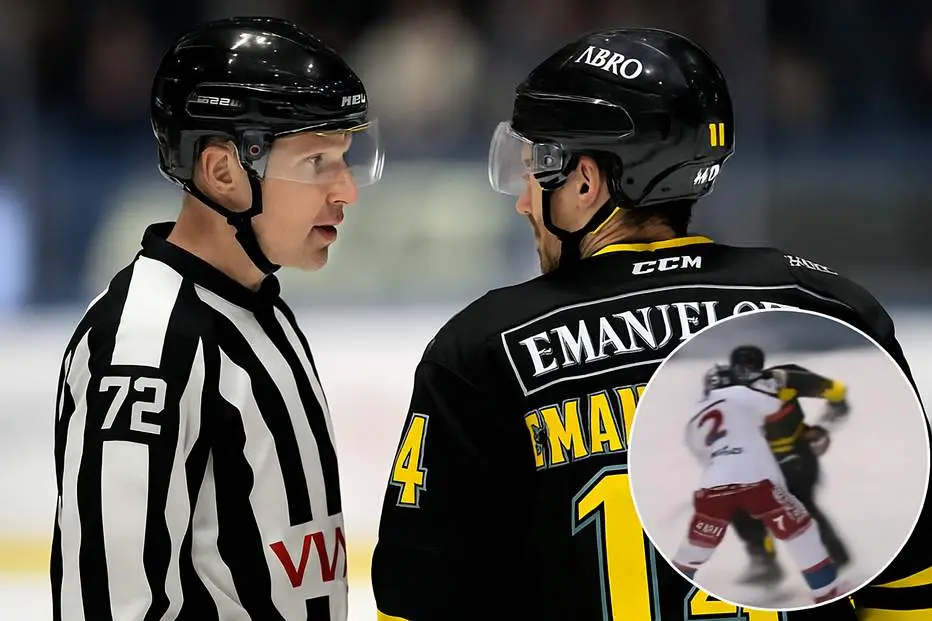 Matchstraff för AIK-forwarden: 'träff med axeln mot ansiktet'