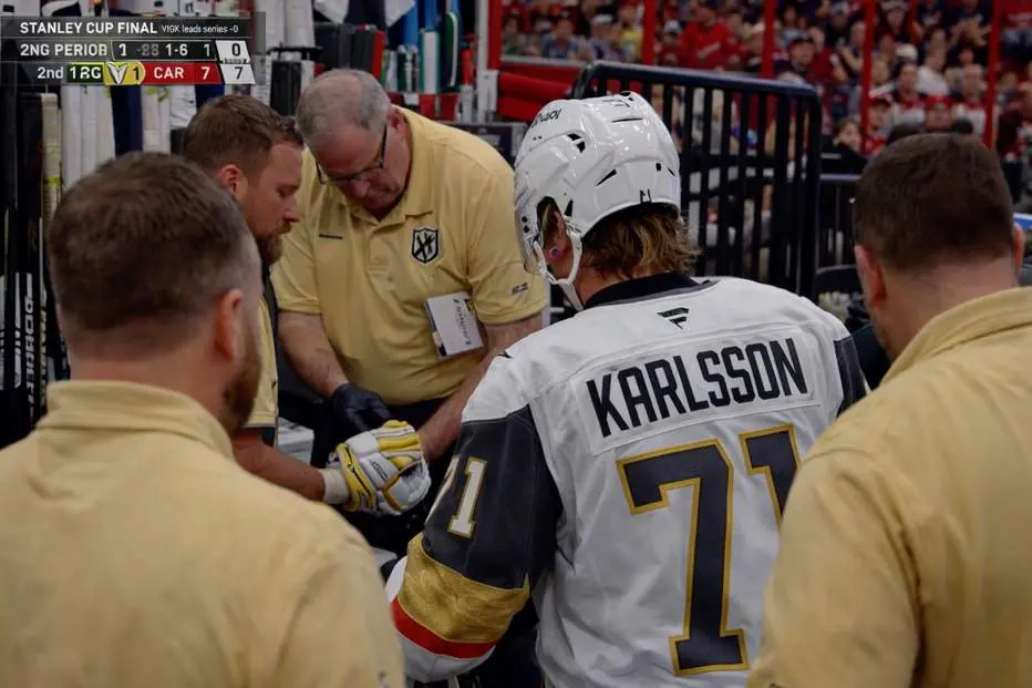 Ny skada på Karlsson - bröt nattens final