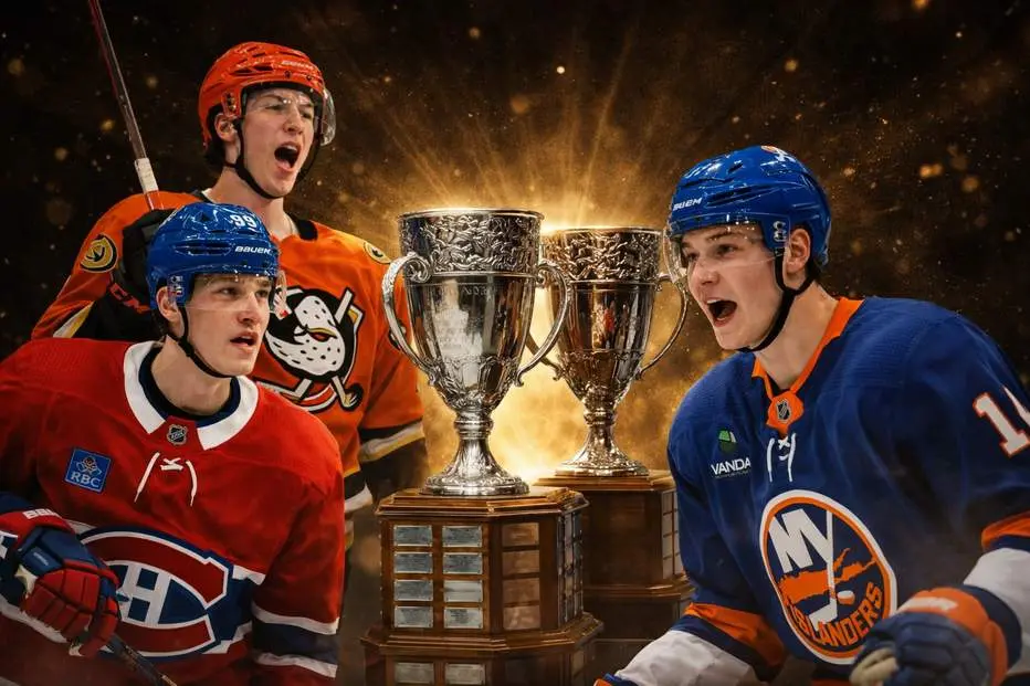 De gör upp om priset som NHL:s främsta rookie